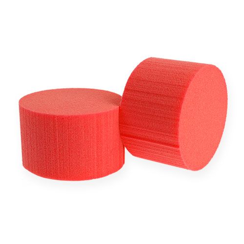 Dimensões do plugue cilindro Ø8cm vermelho 6 unidades