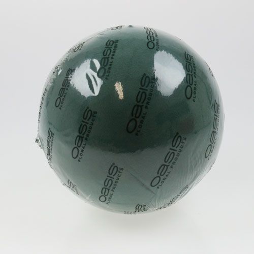 Itens Bola de espuma floral verde grande Ø25cm