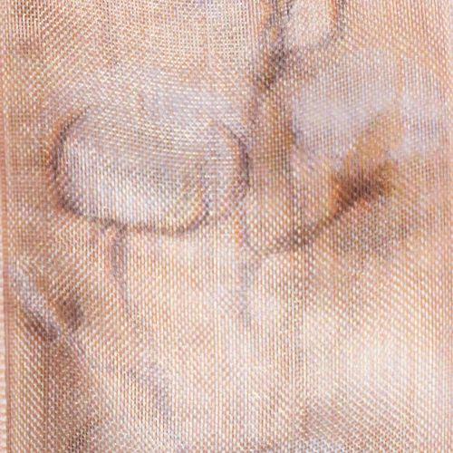 Itens Fita de organza, flores de algodão, fita decorativa, rosa, 40mm, 15m