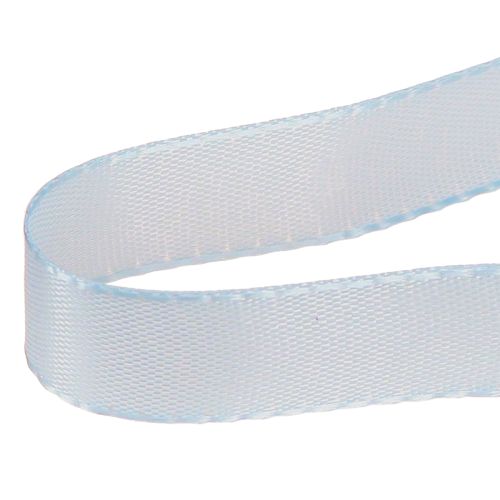Itens Fita decorativa para presente, fita azul claro, fita azul com orla 15mm, 3m, 10 peças