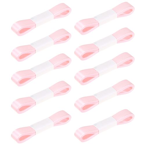 Itens Fita decorativa para presente, fita rosa, orla, 15mm, 3m, 10 unidades