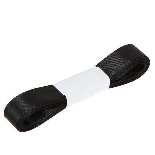 Itens Fita decorativa para presente, fita preta, orla 15mm 3m, 10 unidades