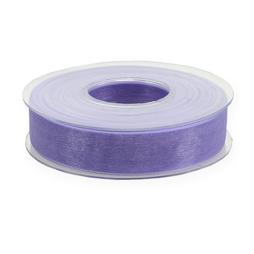Itens Fita de organza fita de presente fita roxa ourela 25mm 50m