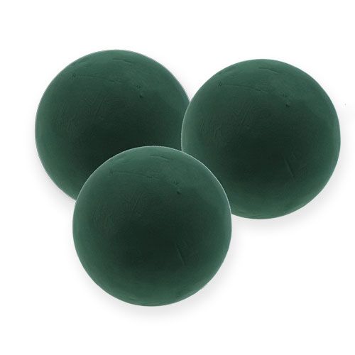 Itens Bola de espuma floral pequena verde Ø12cm 5 un