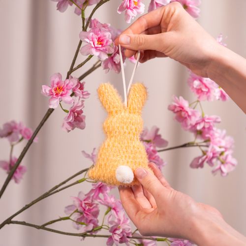 Itens Coelhinho da Páscoa para pendurar, uma linda decoração de primavera para ambientes internos, 13 cm, 3 peças