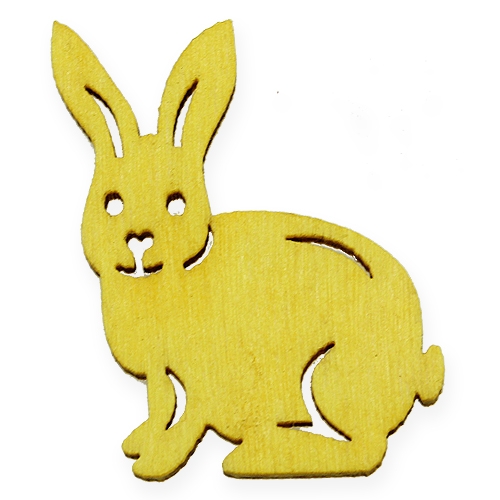 Floristik24 Variedade de madeira com motivos de Páscoa 2 cm - 4 cm 108 unidades