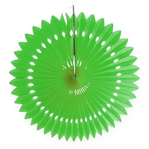 Floristik24 Flor de papel favo de mel verde Ø40cm 4 unidades