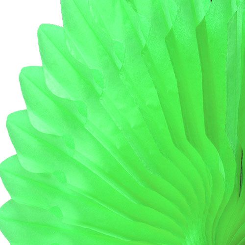 Floristik24 Flor de papel favo de mel verde Ø40cm 4 unidades