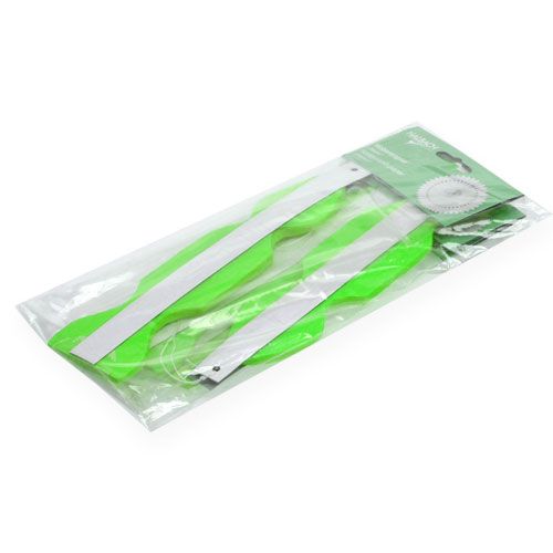 Floristik24 Flor de papel favo de mel verde Ø40cm 4 unidades