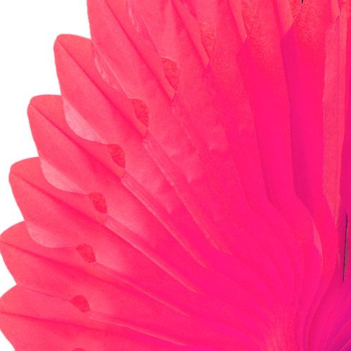 Itens Decoração de festa flor de papel favo de mel rosa Ø40cm 4 unidades