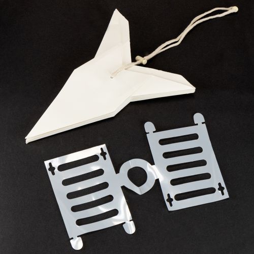 Itens Estrelas de papel estilo escandinavo, estrela de Natal, creme e branco, 45 cm, 3 unidades