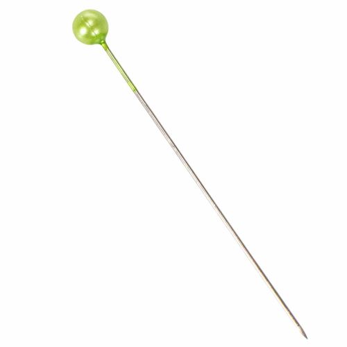 Alfinetes com cabeça de pérola