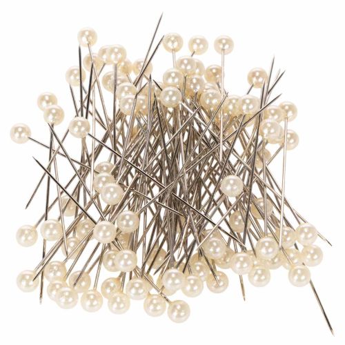 Alfinetes com cabeça de pérola Ø6mm 65mm Champagne comprar | Floristik24.pt