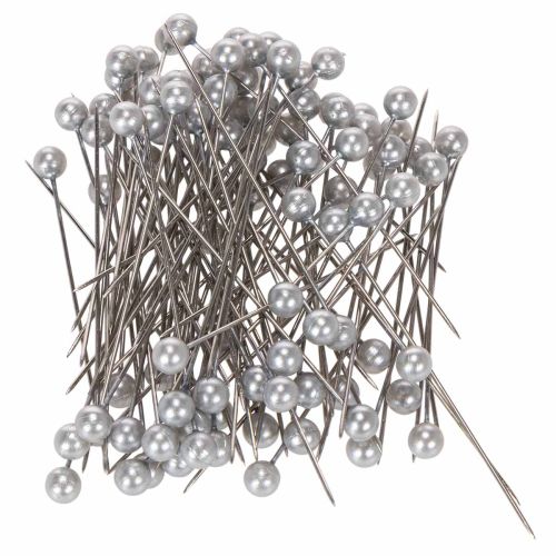 Alfinetes com cabeça de pérola Ø6mm 65mm prata comprar | Floristik24.pt