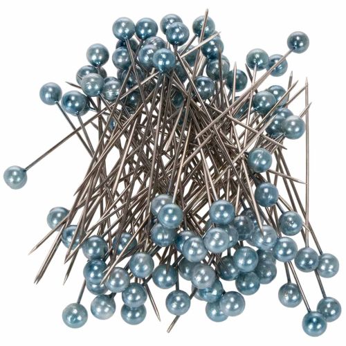 Broches com cabeça de pérola turquesa, Ø6mm, 65mm comprar | Floristik24.pt