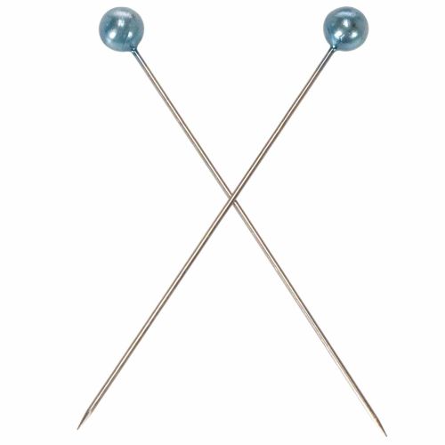 Broches com cabeça de pérola turquesa, Ø6mm, 65mm | Floristik24.pt