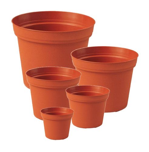 Itens Vaso de plástico interior vaso de terracota Ø11 - 29cm