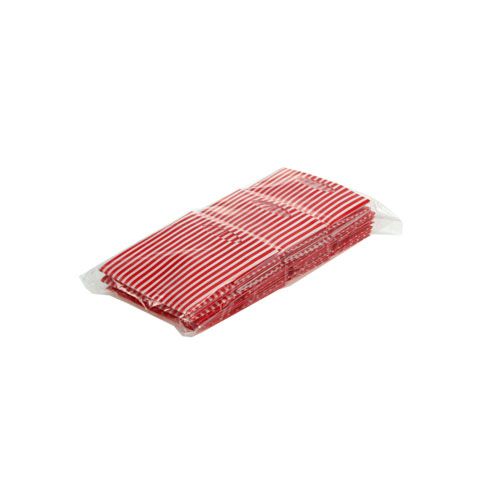Floristik24 Tipo de saco de plástico vermelho. 6,5 cm x 6,5 cm 12 peças