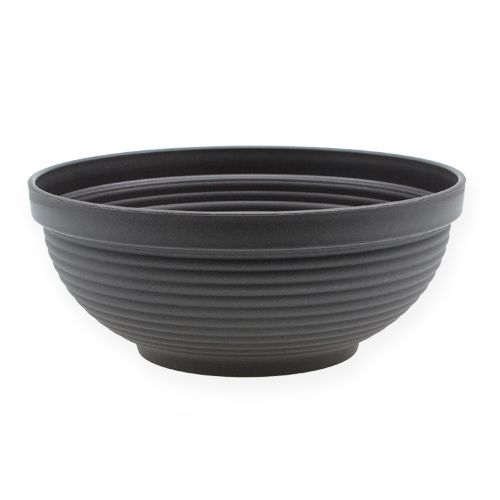Floristik24 R-bowl plástico antracite Ø13cm - 19cm 10pcs