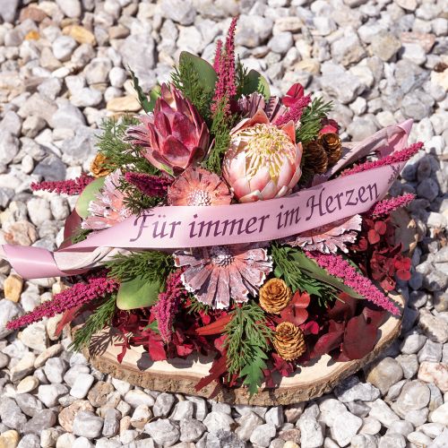 Itens Protea roseta urze fosca Ø8-9cm 25 un