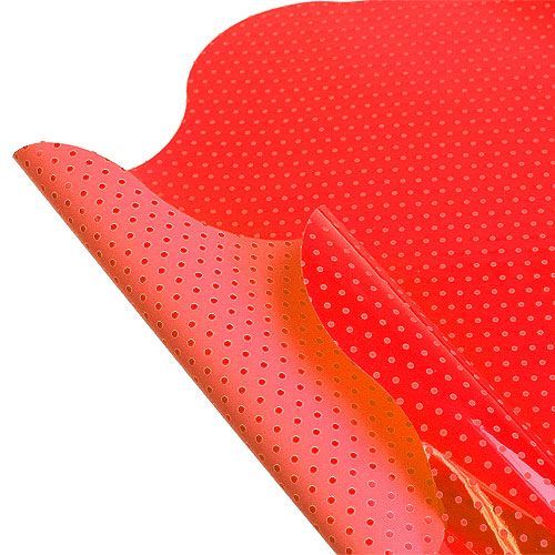 Floristik24 Punhos Rondella Ø40cm vermelho 50pcs