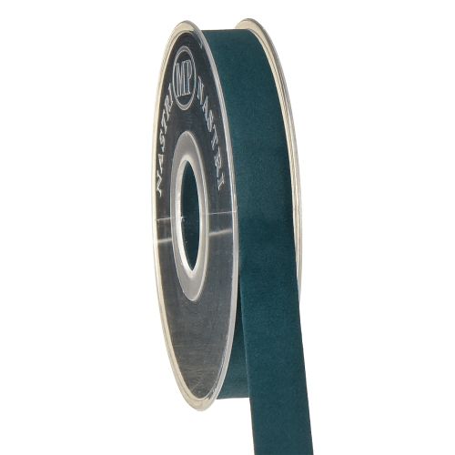 Fita de veludo azul para joias, fita para presente, azul, 15mm, 7m