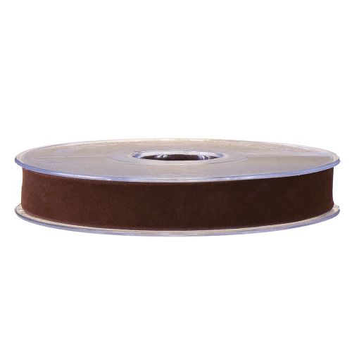 Itens Fita de veludo marrom fita decorativa 15mm 7m