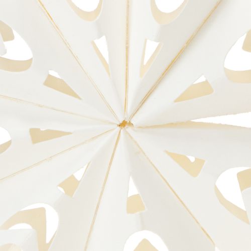 Itens Delicados flocos de neve de papel para decoração de Natal e arranjos de inverno.