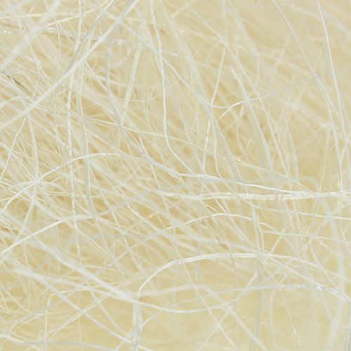 Floristik24 Sisal branqueado, enchimento de fibra, produto natural 300g