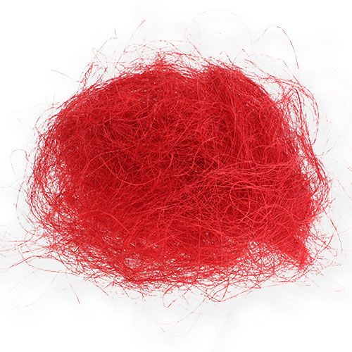Vermelho sisal, decoração natalina, lã de sisal 300g