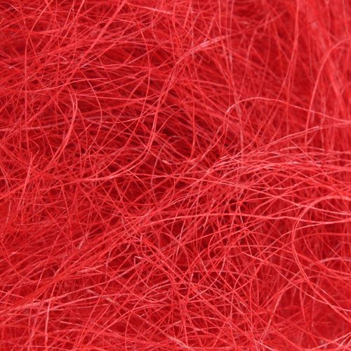 Vermelho sisal, decoração natalina, lã de sisal 300g