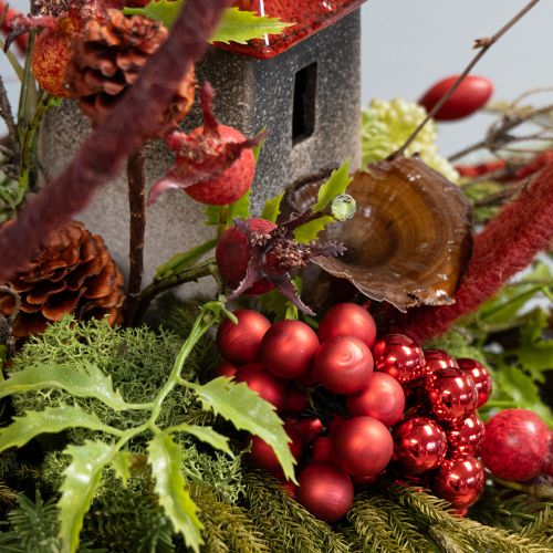 Itens Mirror Berries Vermelho Fosco, Brilhante Ø1,5cm 140 unidades
