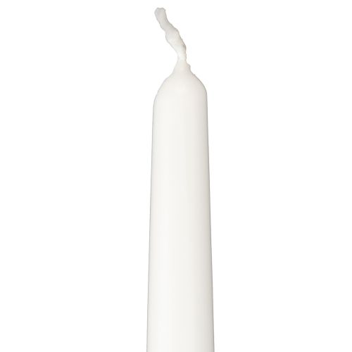 Itens Velas cônicas 250/23 velas brancas 12 peças