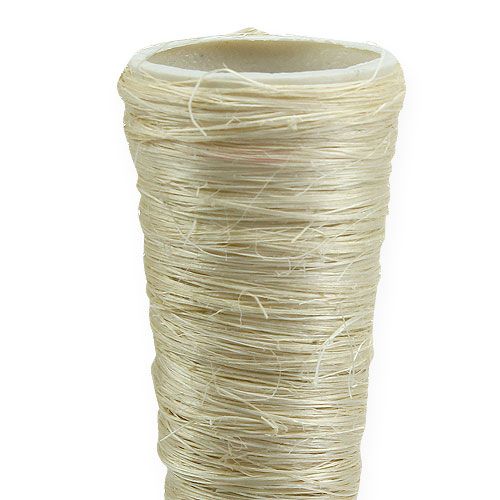 Floristik24 Saco de sisal branqueado Ø1,5cm C15cm 20 un
