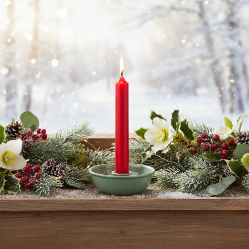 Castiçais para velas cônicas, ideais para arranjos florais e decoração, 10 cm, 2 peças. | Floristik24.pt