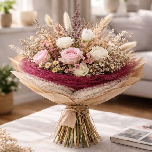 Itens Colar para buquê, acessório floral para arranjos de flores criativos, 20 cm, 8 peças