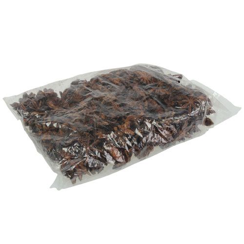 Floristik24 Anis estrelado item artesanal decorativo decoração natural anis seco 250g
