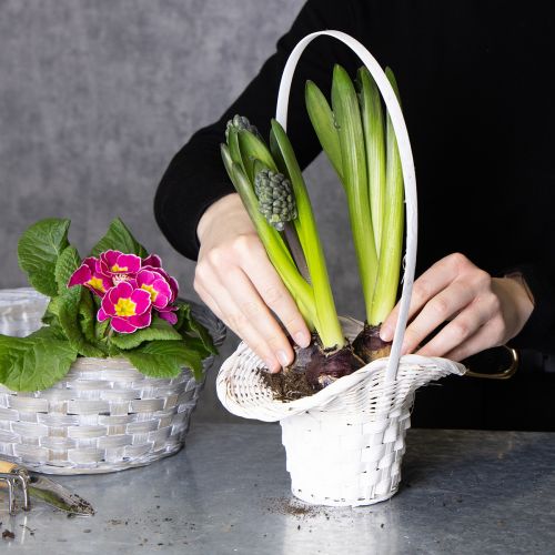 Itens Cesto para espalhar flores e pétalas, 36 cm, conjunto de 3 peças