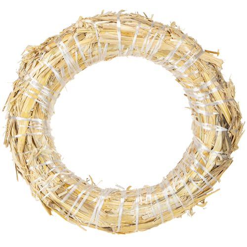 Guirlanda de palha em branco pequena guirlanda de palha 15cm 3cm 10 peças