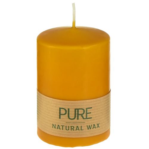 Vela pilar Velas Wenzel Velas PURE estearina mel 90x60mm