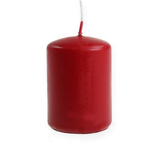 Itens Velas pilares velas vermelhas H70mm Ø50mm 12pcs