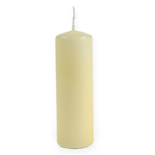 Floristik24 Vela pilar 120/40 creme 24 un