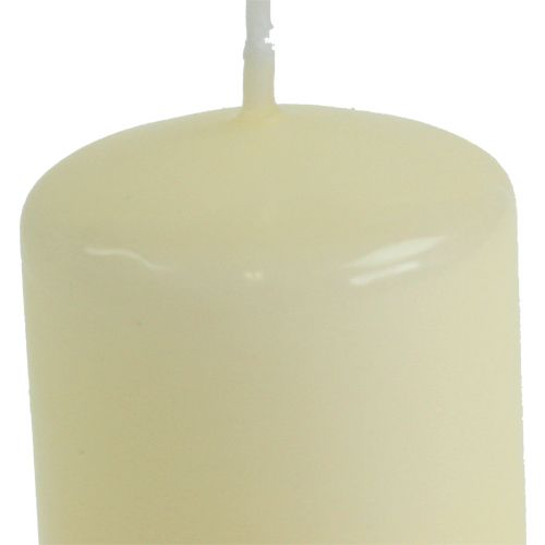 Itens Vela pilar 120/40 creme 24 un