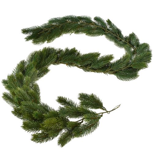 Floristik24 Guirlanda de abeto redonda amarrada guirlanda de Natal verde 190cm