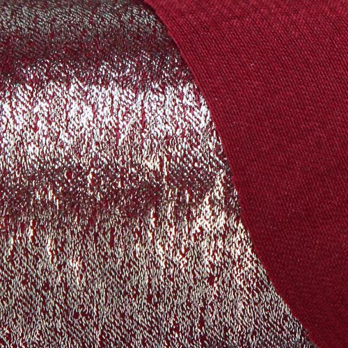 Itens Fita de mesa fita decorativa franjas douradas bordeaux L28cm C2,5m