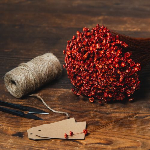 Itens Buquê de flores secas, um charmoso complemento para vasos ou arranjos, 44 cm