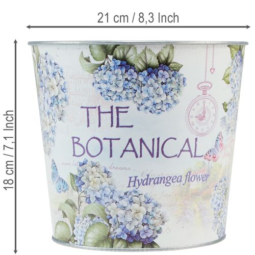 Itens Vaso de metal para hortênsias, Ø21cm A18cm