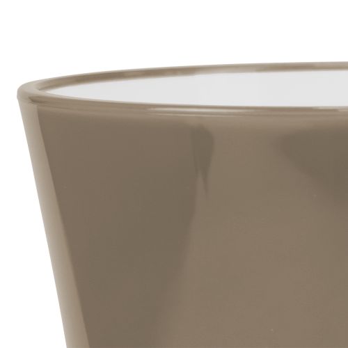 Itens Vaso "Fizzy" cinza platina Ø20cm H35cm 1 un.