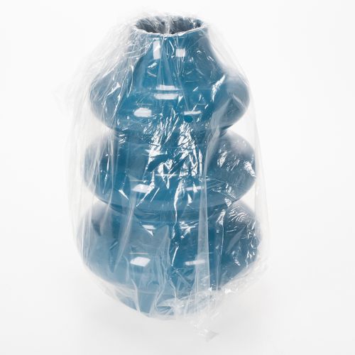 Itens Vaso, acessório para casa com superfície ondulada para um ambiente moderno, 23 cm