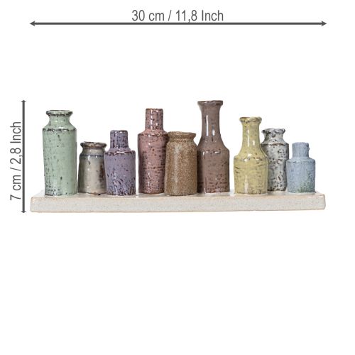 Itens Arranjo de vasos para decoração aconchegante de sala de estar, 30 cm